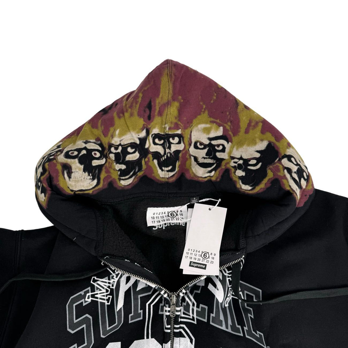 Felpa con cappuccio e zip Supreme MM6 Maison Margiela