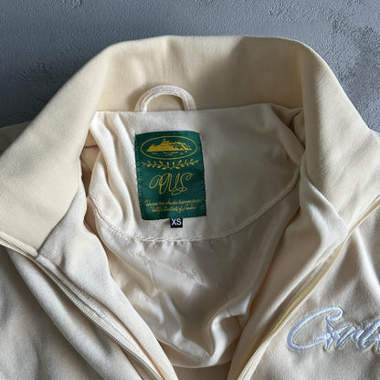 Corteiz Samtjacke Creme