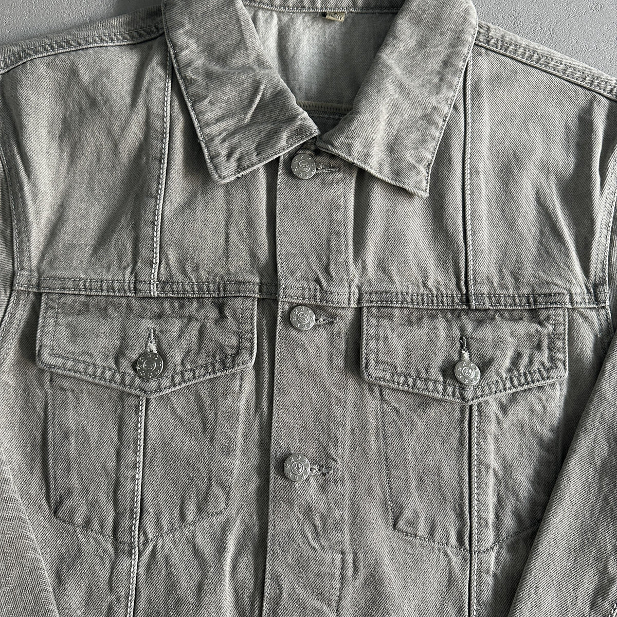 Corteiz Denim Jeansjacke Grau