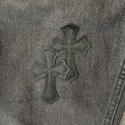 Pantaloni in jeans Chrome Hearts
