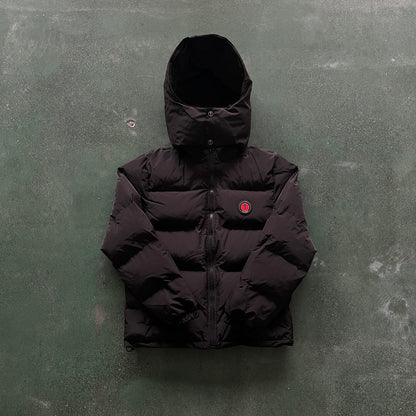 Trapstar Pufferjacke mit abnehmbarer Kapuze 