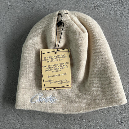 Cappello freddo ricamato lateralmente Corteiz