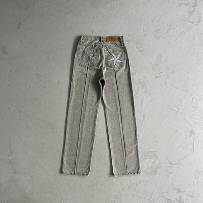 Corteiz Denim Jeanshose Grau