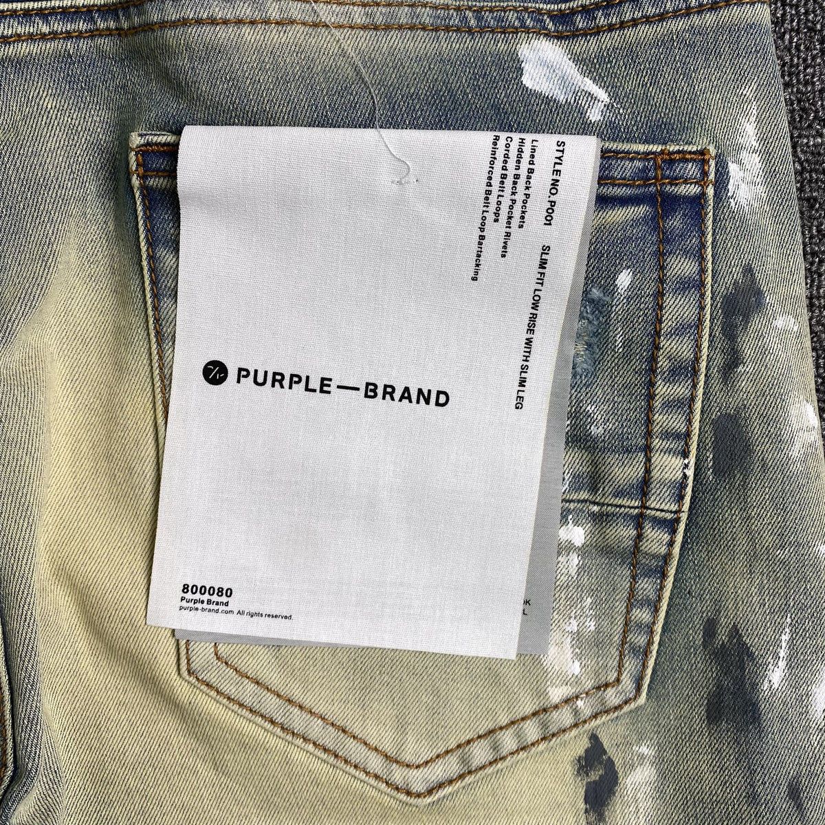 Schmale Jeans der Marke Purple Brand