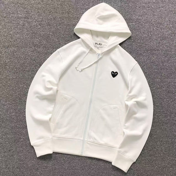 Comme des Garçons Kapuzenpullover mit Reißverschluss
