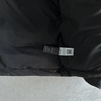 Giacca imbottita con cappuccio Trapstar Decoded 2.0 Nero / Infrarosso 