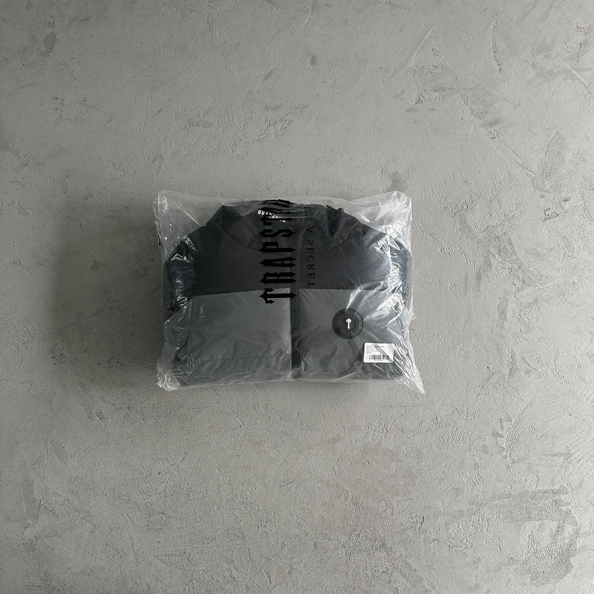Trapstar Decoded Arch Pufferjacke Schwarz Grau 
