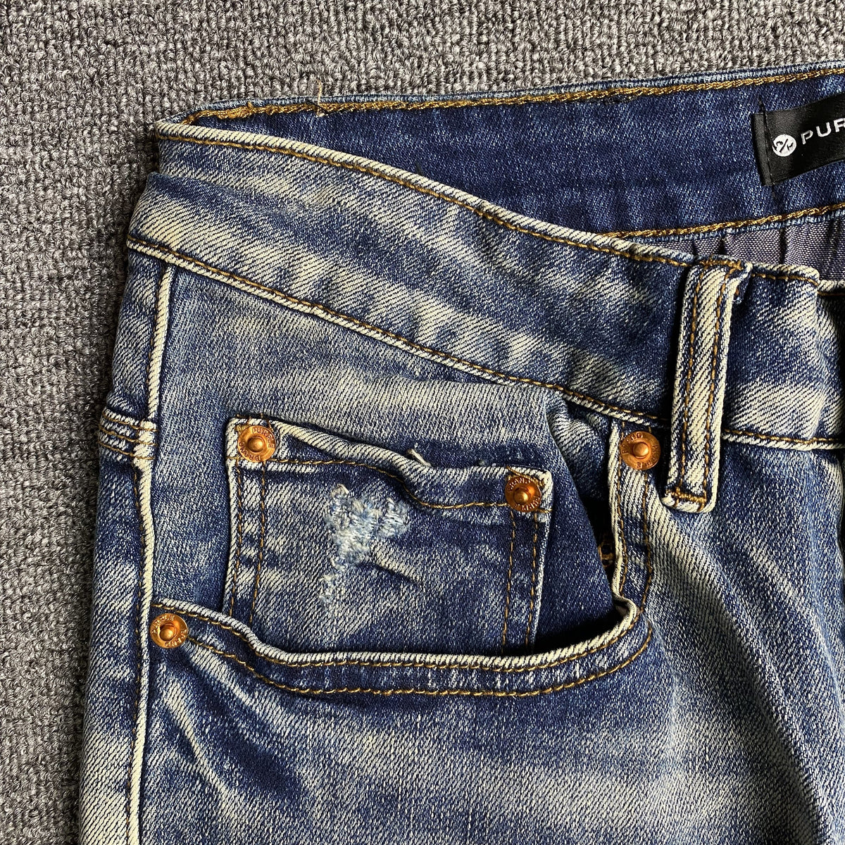 Jeans slim del marchio Purple