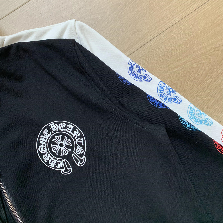 Felpa con cappuccio e zip Chrome Hearts