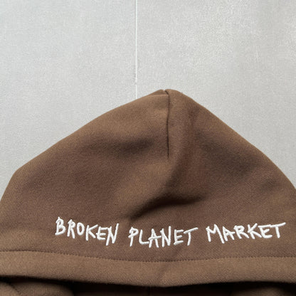 Felpa con cappuccio e zip Artico del Broken Planet Market 