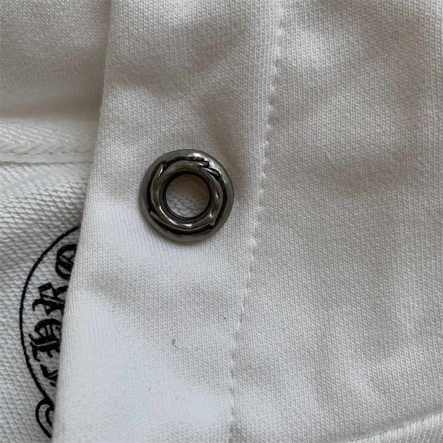 Felpa con cappuccio e zip Chrome Hearts