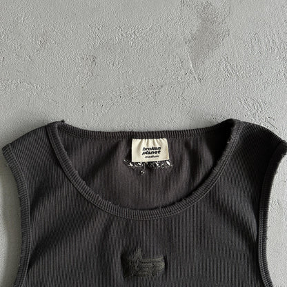 Broken Planet Herren Gewaschenes Ribbde Tanktop