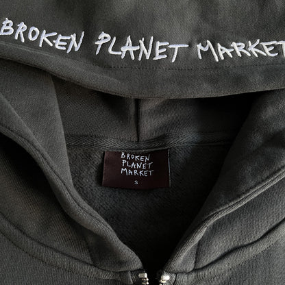 Broken P Skeleton Zip Up Hoodie