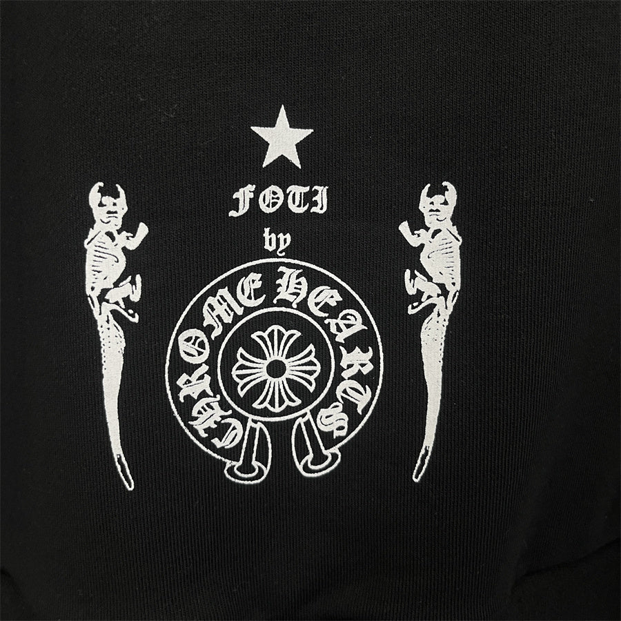Felpa con cappuccio Chrome Hearts