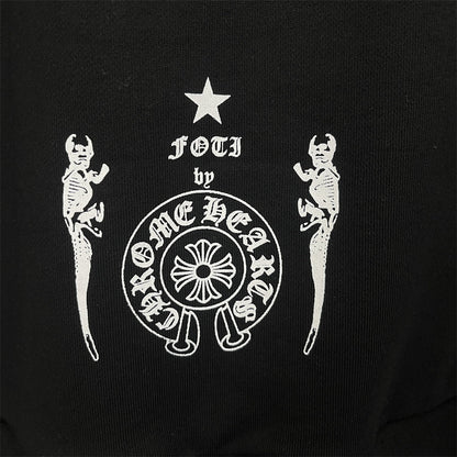 Felpa con cappuccio Chrome Hearts
