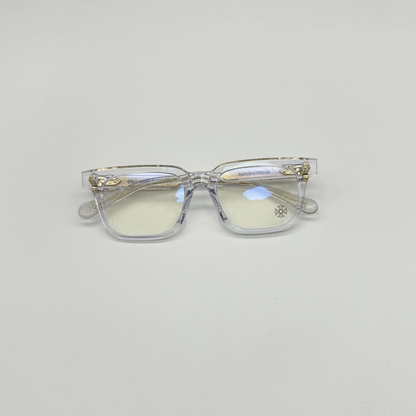 Brille mit verchromten Herzen