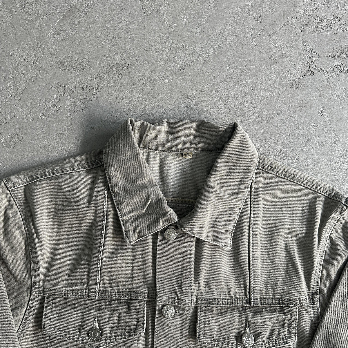 Corteiz Denim Jeansjacke Grau