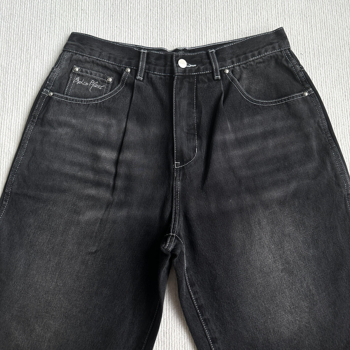 Broken Planet Denim-Jeansshorts 
