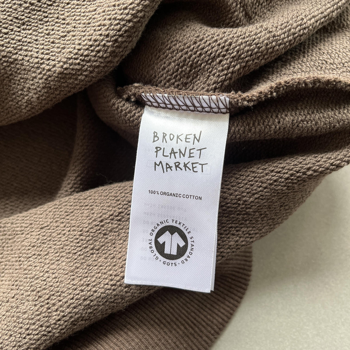 Felpa con cappuccio Blue Planet Market di Broken Planet 