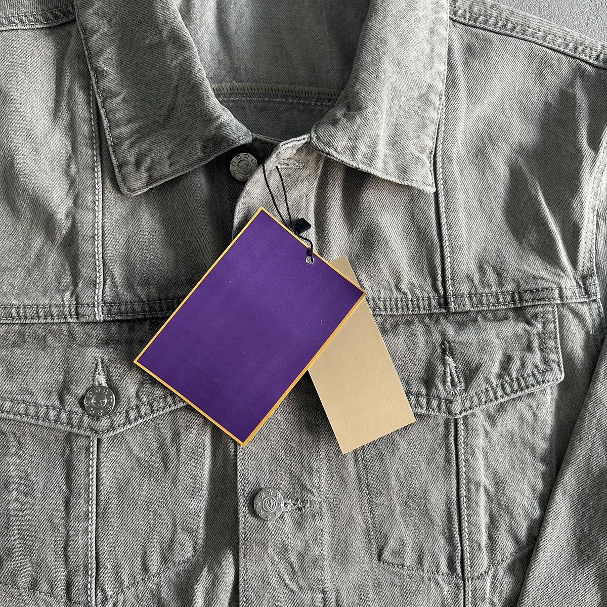 Corteiz Denim Jeansjacke Grau