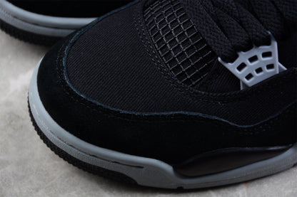 AJ 4 Retro "Black Canvas"