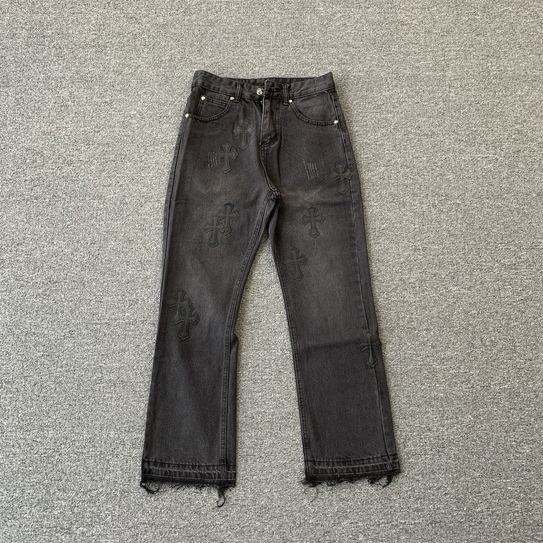 Pantaloni in jeans Chrome Hearts