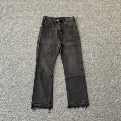 Pantaloni in jeans Chrome Hearts
