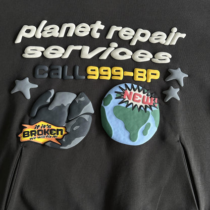 Felpa con cappuccio Broken Planet Repair Services 