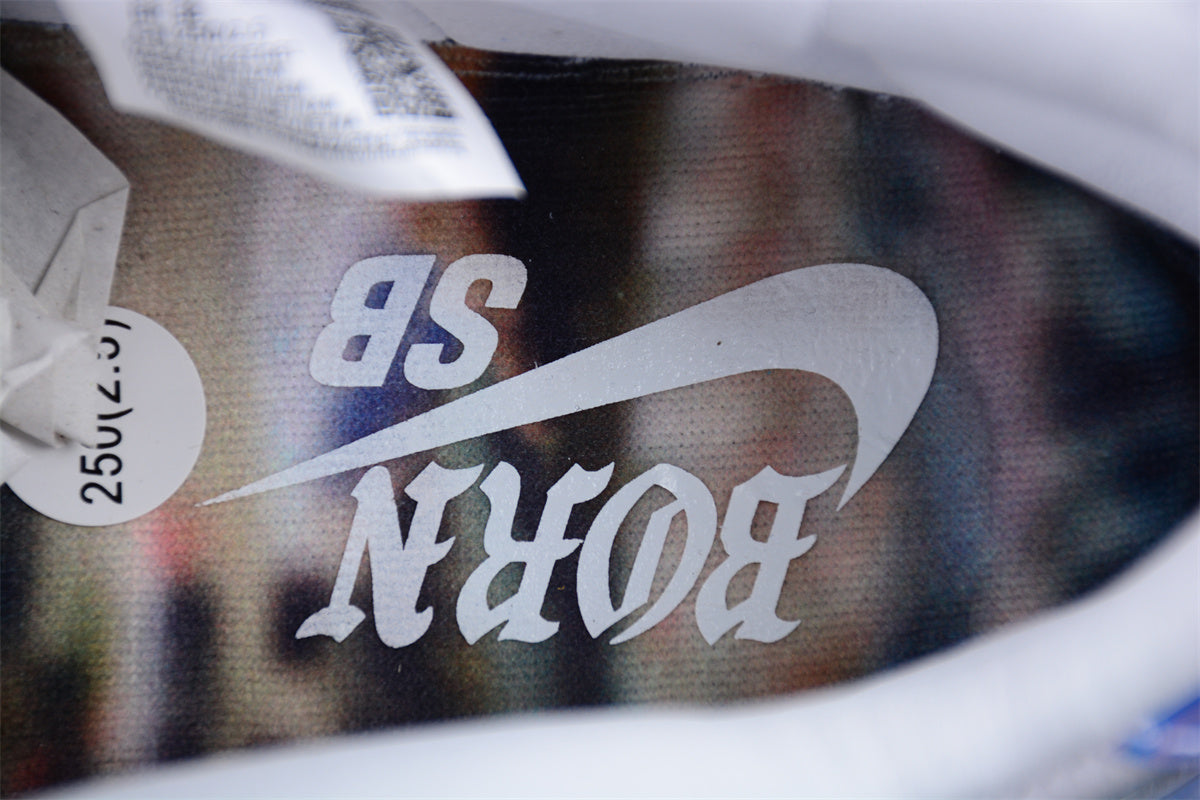 Born x Raised x Nike SB Dunk Low Weiß Blau 