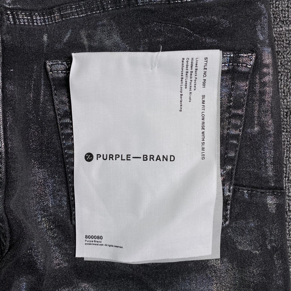 Jeans slim del marchio Purple