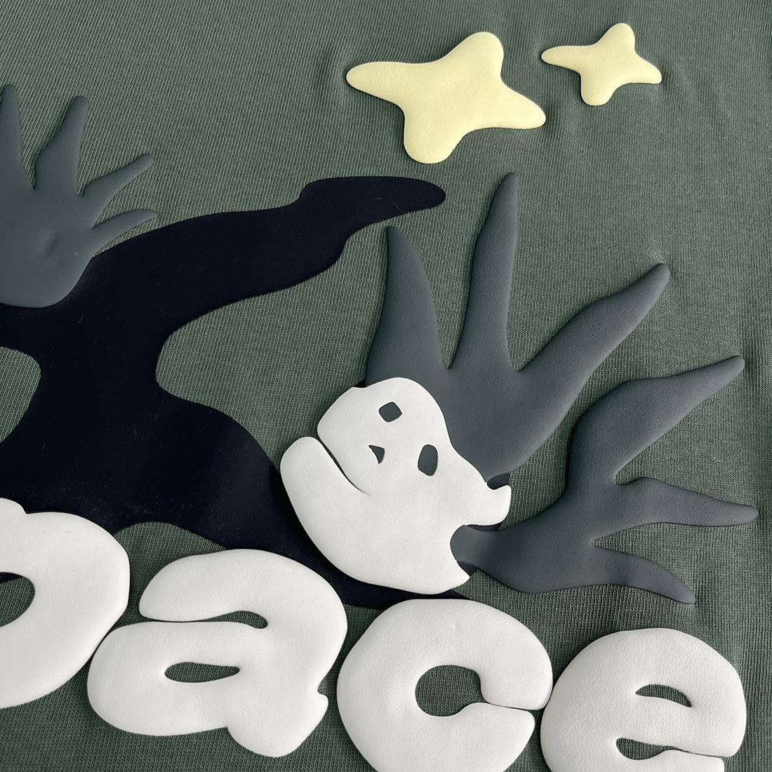 Gebrochener Planet Space Trails TShirt 