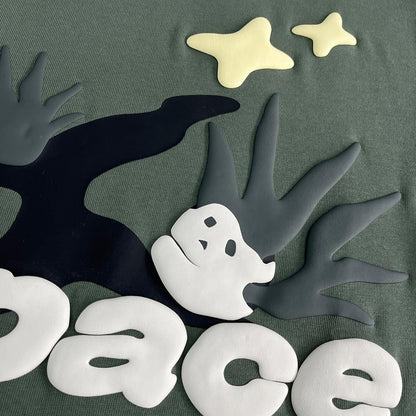 Gebrochener Planet Space Trails TShirt 