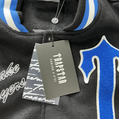 Trapstar Varsity Jacke Couro Legítimo