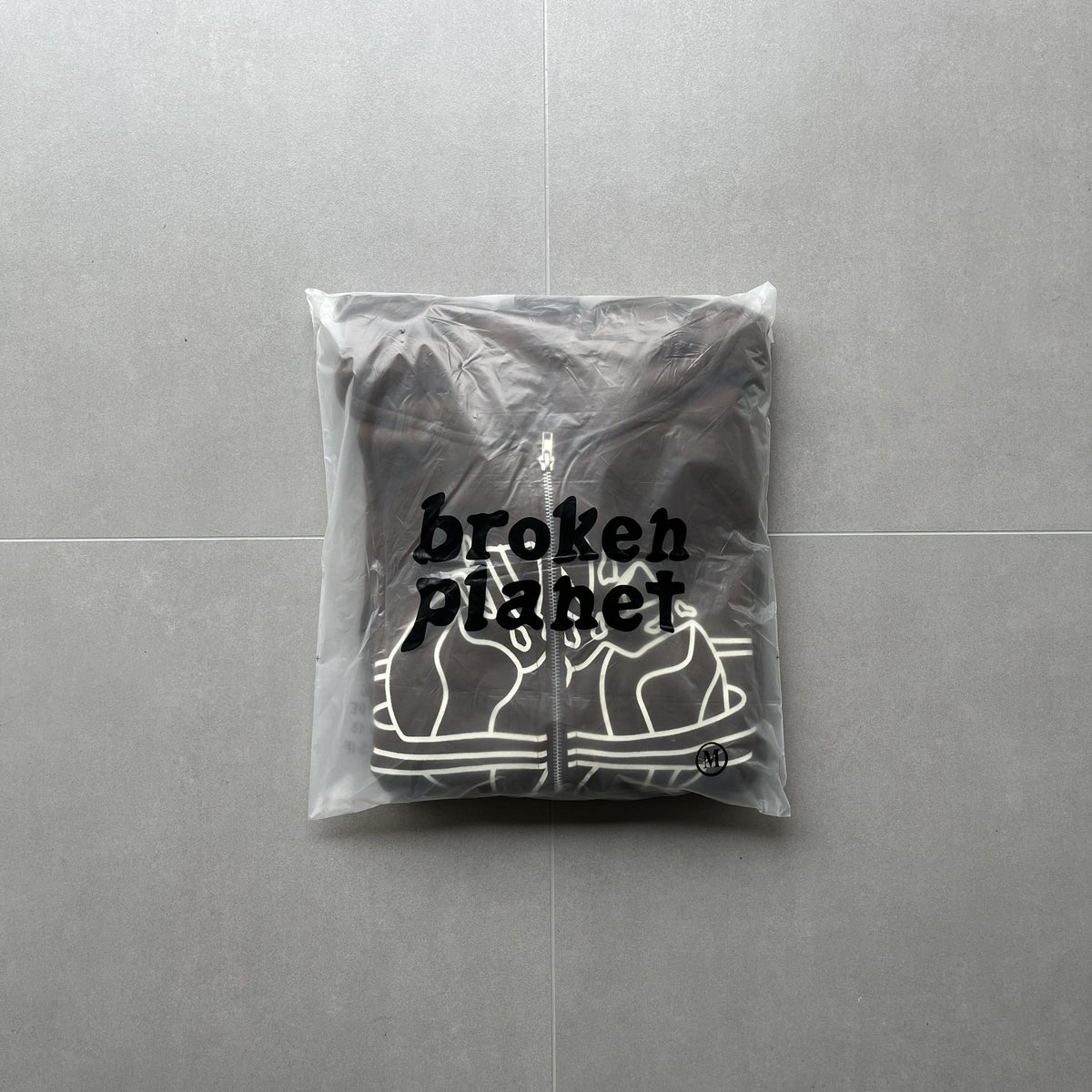 Felpa con cappuccio e zip Artico del Broken Planet Market 