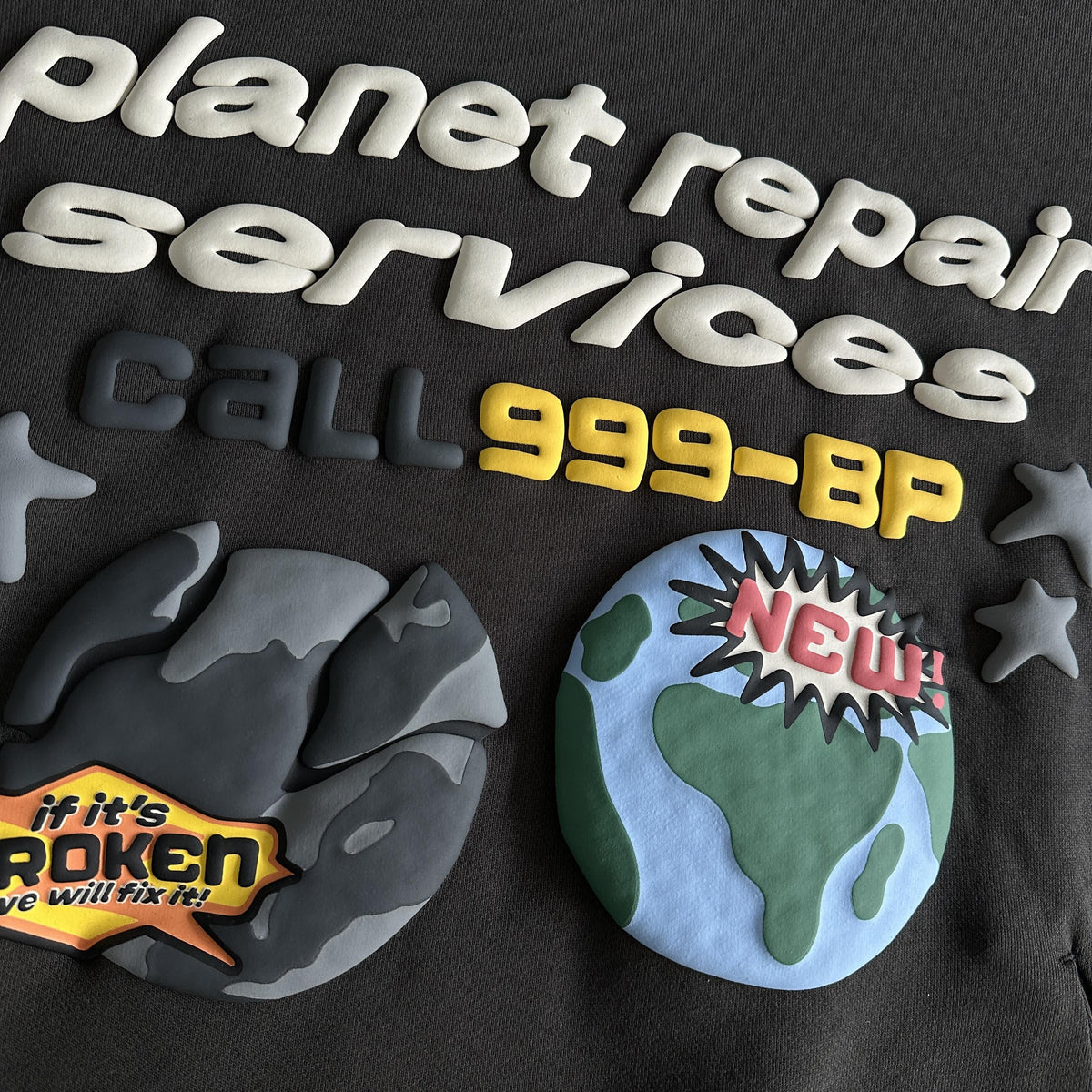 Felpa con cappuccio Broken Planet Repair Services 
