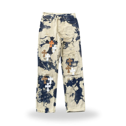 Pantaloni in jeans Chrome Hearts