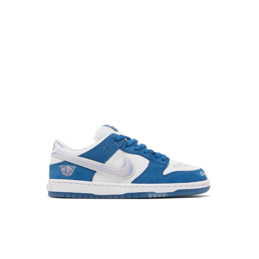Born x Raised x Nike SB Dunk Low Weiß Blau 