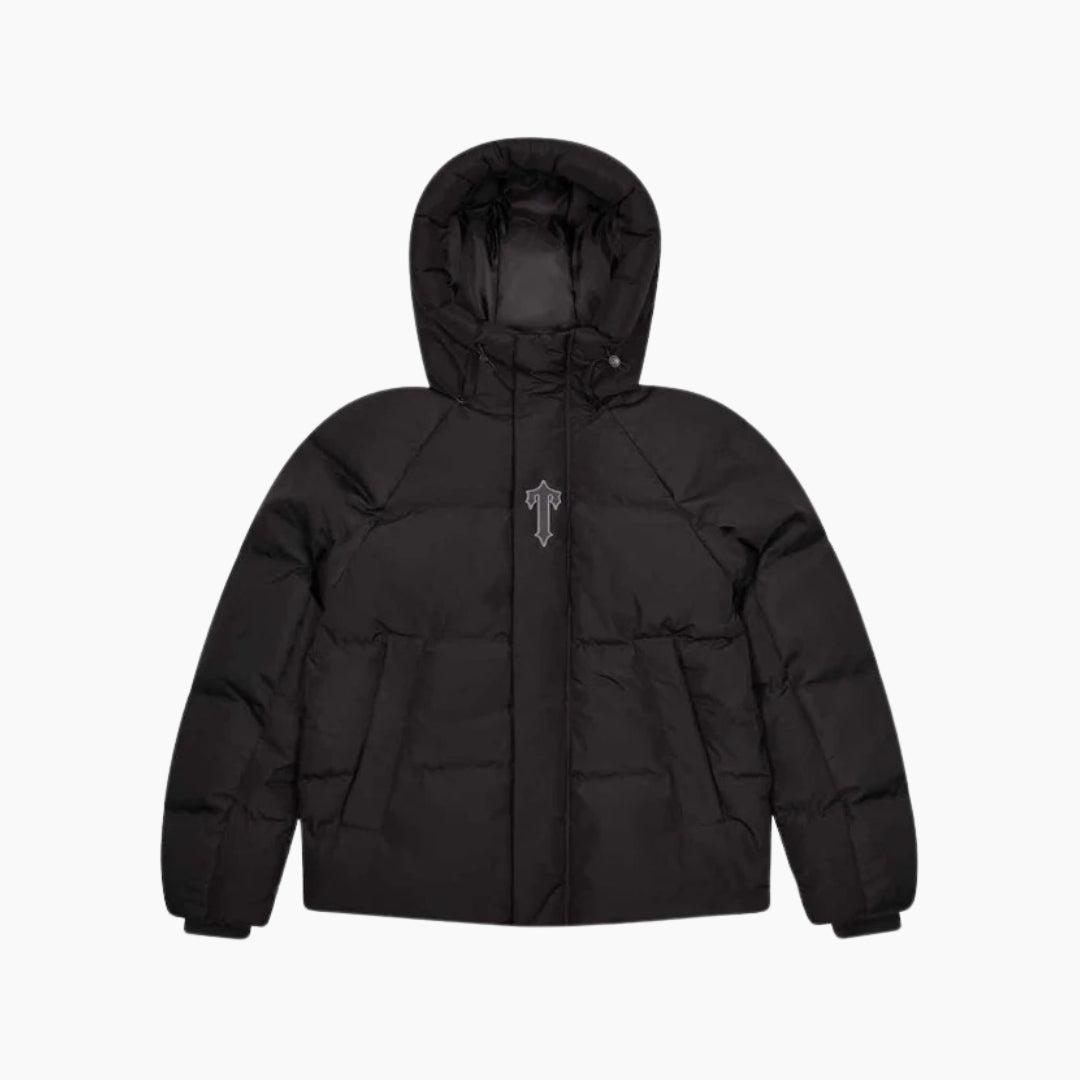 Giacca imbottita Trapstar Decoded Arch nera 