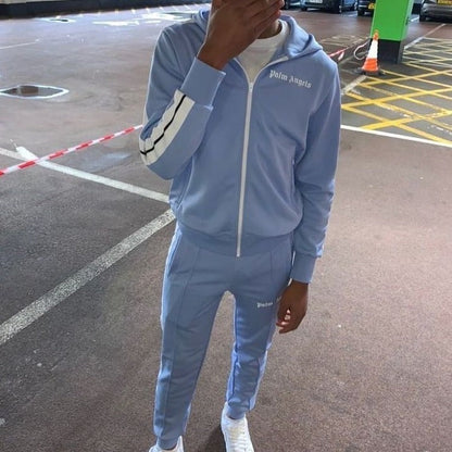 Palm Angels Anzug Baby Blau 
