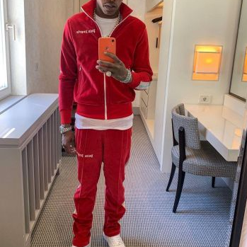 Palm Angels Anzug Rot