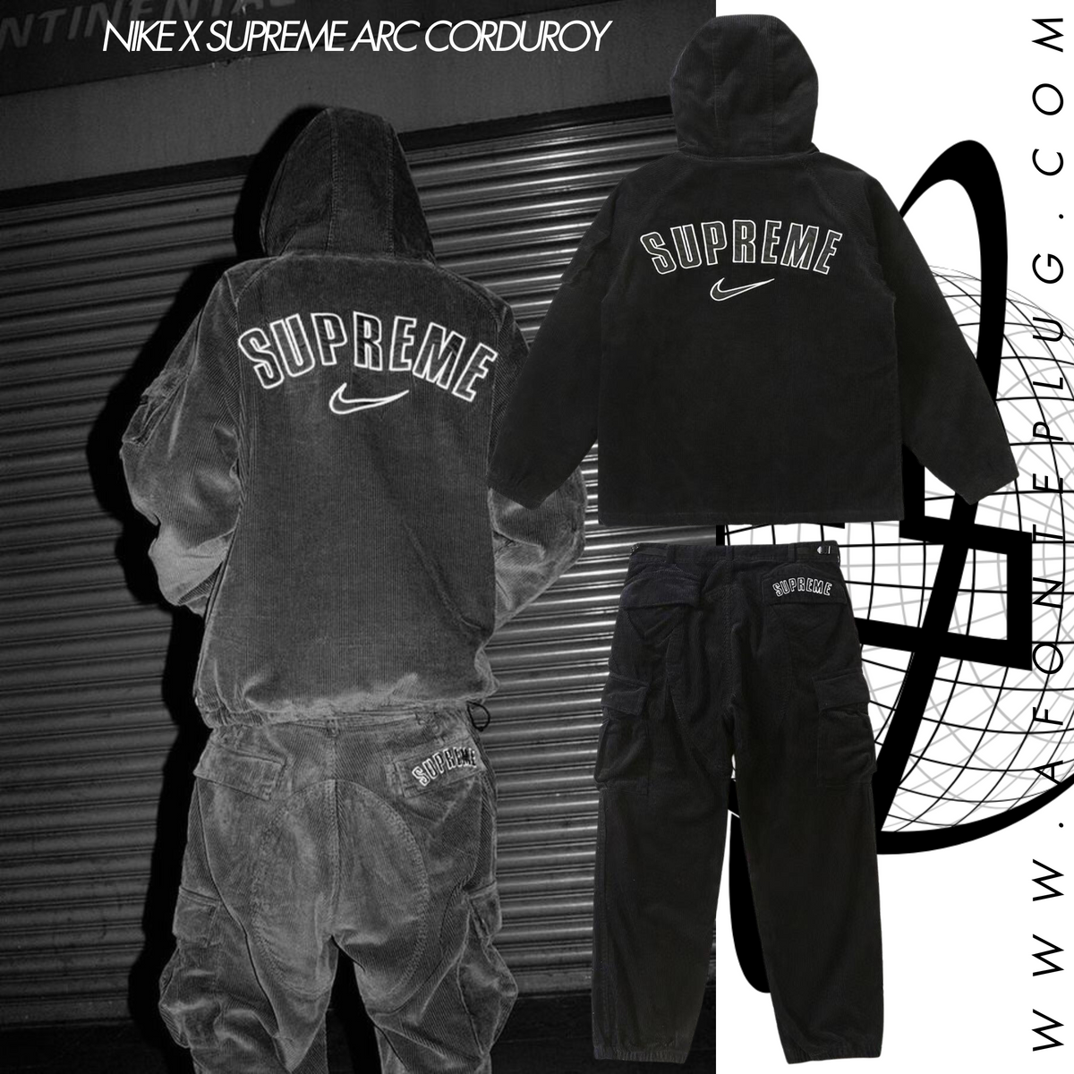 Nike x Supreme Arc Cordanzug