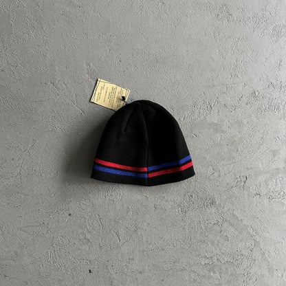 Corteiz Stripe Beanie Schwarz Rot Blau