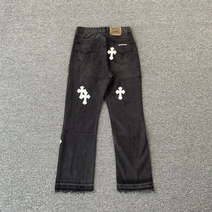 Pantaloni in jeans Chrome Hearts