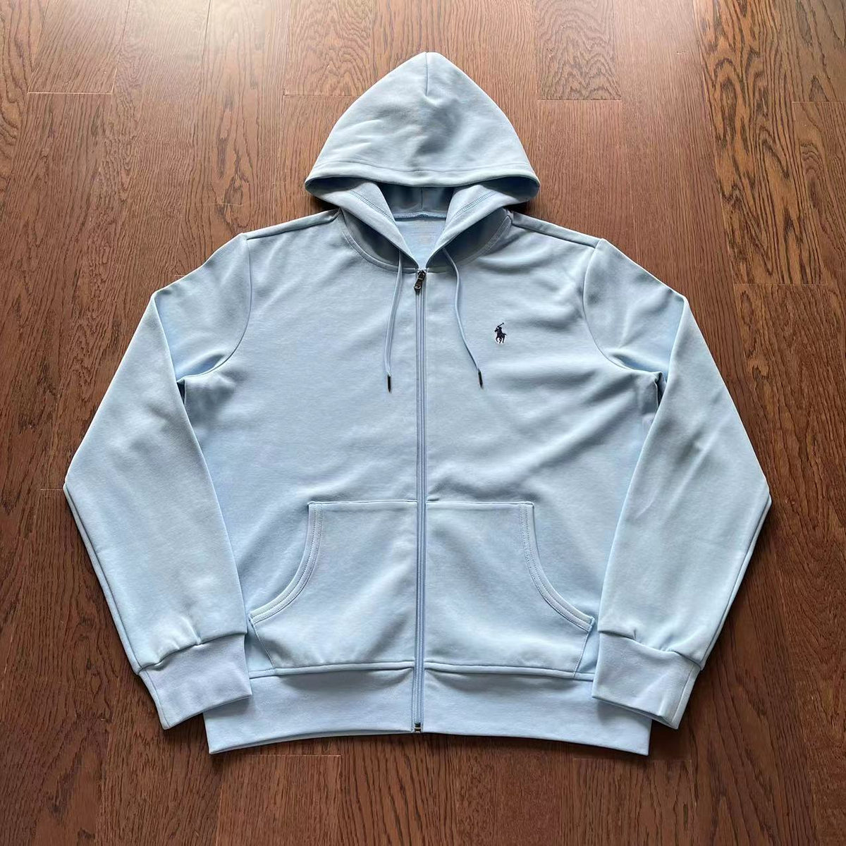 Neu Ralph Lauren Basic Kapuzenpullover mit Reißverschluss 