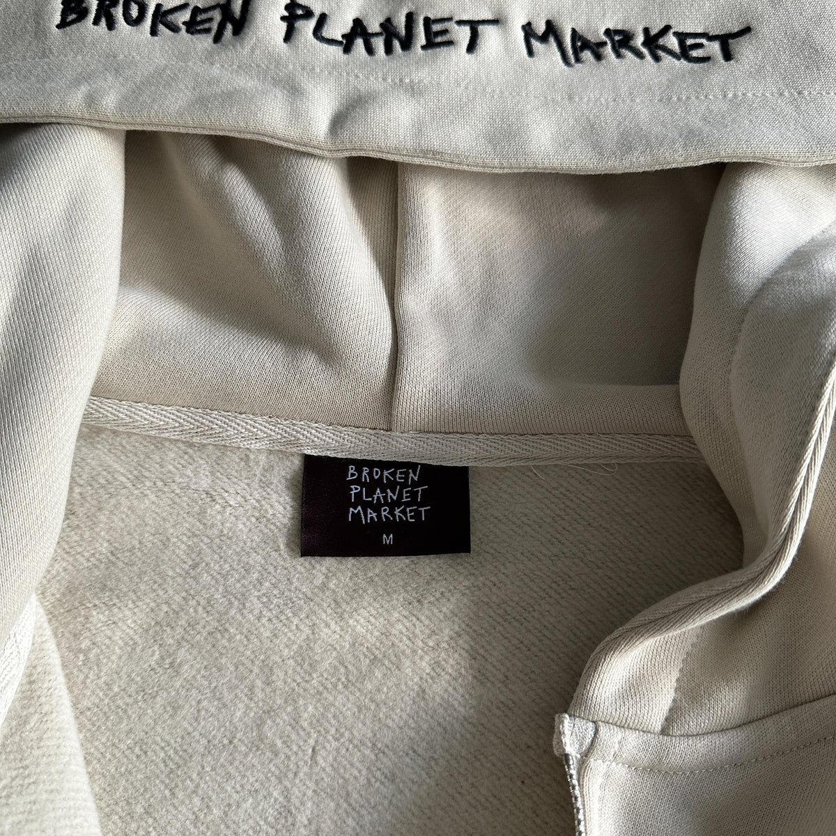 Felpa con cappuccio e zip Broken Planet Planet 