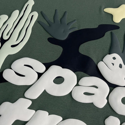 Gebrochener Planet Space Trails TShirt 
