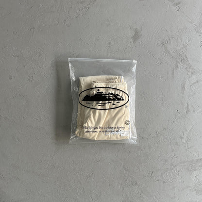 Corteiz Velvet Trackset Creme 