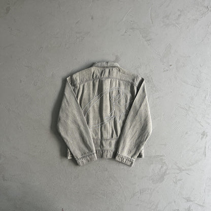 Corteiz Denim Jeansjacke Grau