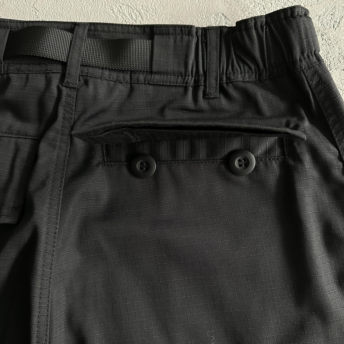 Corteiz – Schwarze Cargo-Shorts