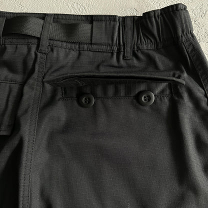 Corteiz – Schwarze Cargo-Shorts